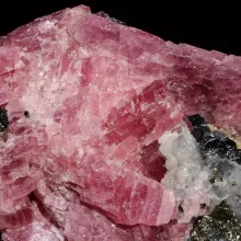Rhodochrosite et fluorine