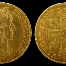 Louis XIII - Quadruple louis d'or 1640