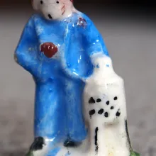 Petit garçon et son chien