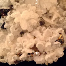 Quartz à chalcopyrite