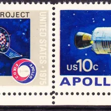 États-Unis - Apollo-Soyouz paire se-tenant