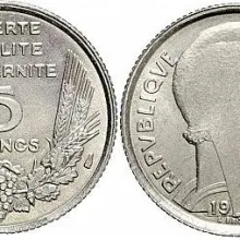 5 francs Bazor 1933