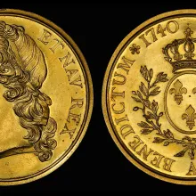 Louis XV - Écu d'or essai 1740 A