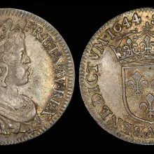 Louis XIV - Quart d'écu 1644 A
