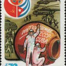Intercosmos URSS-Cuba - Retour des cosmonautes