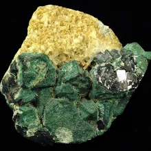 Galène, malachite et anglésite - Pontgibaud
