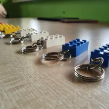 Porte-clés briques