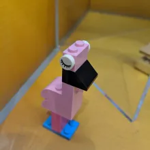 MOC - Flamant rose