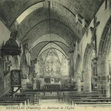 Guimiliau - Intérieur de l'église