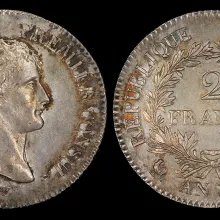 Bonaparte Premier Consul - 2 francs An 11