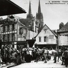 Quimper - Marché place Saint-Corentin