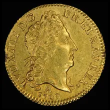 Louis XIV - Louis d'or aux 8 L 1709 A