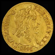 Louis XIV - Demi-louis d'or 1643 A
