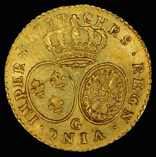 Louis XV - Demi-louis d'or 1727 G