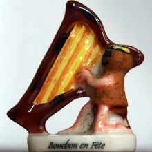 Ours à la harpe