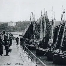 Audierne - Le port vers 1904