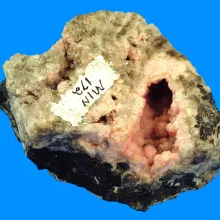 Rhodochrosite, quartz et alabandite